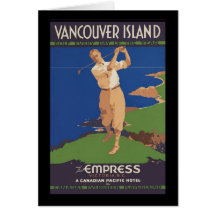 Golf d'île de Vancouver chaque jour de l'année Cartes De Vœux