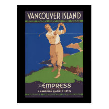 Golf d'île de Vancouver chaque jour de l'année Cartes Postales