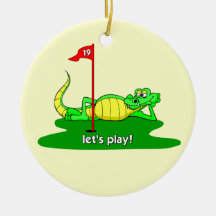 golf drôle ornement