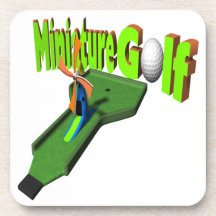 Golf miniature sous-bocks