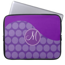 Golf van de Stip van het Monogram van de douane de Laptop Computer Hoezen