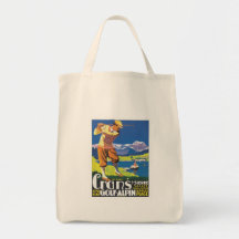Golf vintage Alpin de Crans Sacs En Toile