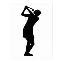Golf Wenskaart