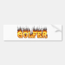 golfeur autocollants pour voiture