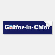 Golfspeler-in-belangrijkst Bumperstickers
