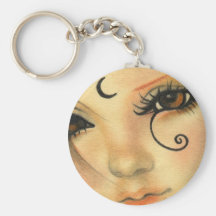 Gotische Heks Keychain Sleutelhanger