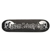 Gotische Schedels Skateboard