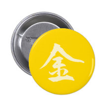 Goud Speldbutton