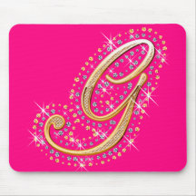 Gouden Aanvankelijk G - Leuke Mousepad Muis Matten