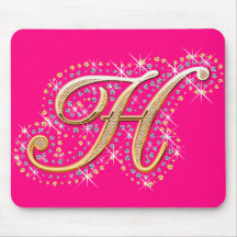Gouden Aanvankelijk H - Leuke Mousepad Muismatten