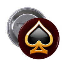 GOUDEN EN ZWARTE SPADE SPELDJE