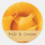 Gouden Geel nam de Stickers van de Bruid & van de 