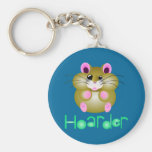 Gouden Hamster - "Hoarder " Sleutel Hangers