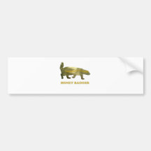 gouden honingsdas bumperstickers