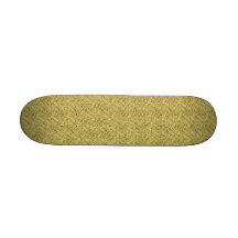 gouden lovertjeeffect skateboard