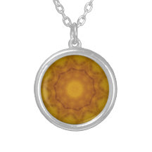 Gouden Mandala Gepersonaliseerde Ketting
