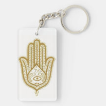 Gouden Zeer belangrijke Ketting Hamsa Sleutelhangers