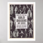 Goudzoekers van 1933 print