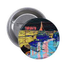goupille de collage de Toronto de nuit Badge