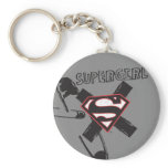 Goupilles de sécurité noires de Supergirl