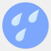 Goutte de pluie rain baisses autocollant