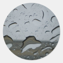 Gouttes de pluie autocollants