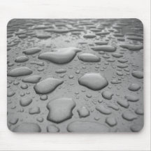 Gouttes de pluie tapis de souris