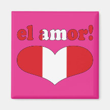 Gr Amor! - Liefde in Peruviaanse Valentijnsdag Magneet