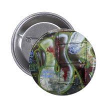 Graffiti, Berlin, Allemagne Badges Avec Agrafe