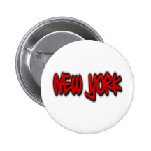 Graffiti de New York Badge Avec Épingle
