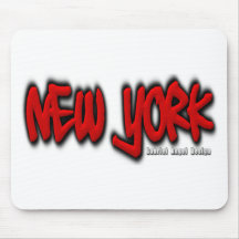 Graffiti de New York Tapis De Souris