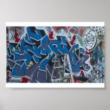 Graffiti door Sean *th Blues* Poster