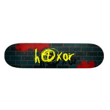 graffitti de h4x0r plateau de skate