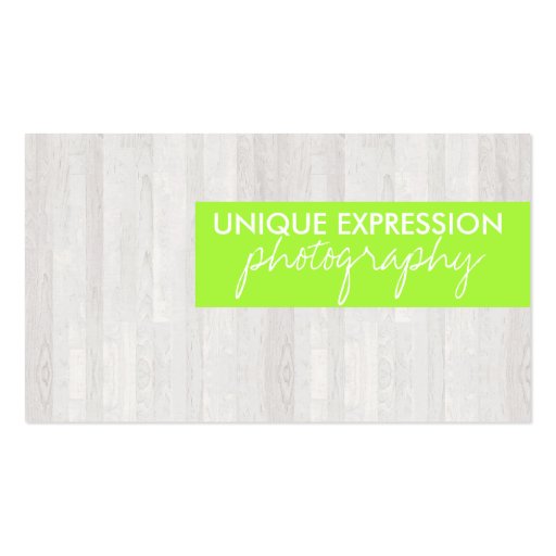 Grain en bois cartes de visite personnelles