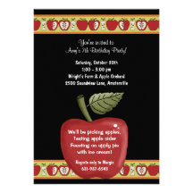 Graines d'Apple - invitation de partie