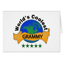 Grammy le plus frais du monde carte de vœux