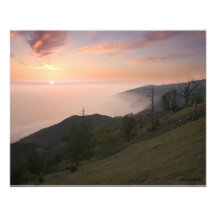 Grand coucher du soleil de Sur Impression Photo