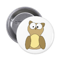 Grand hibou observé pin's