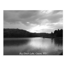 Grand lac ditch carte postale