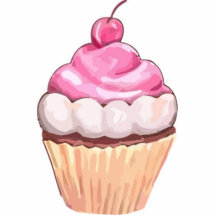 Grand magnet de petit gâteau - cadeaux doux - art  photo en découpe