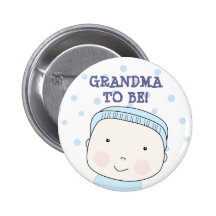 Grand-maman à être !  Bouton de bébé Badge Avec Épingle