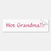 Grand-maman chaude ! ! ! adhésifs pour voiture