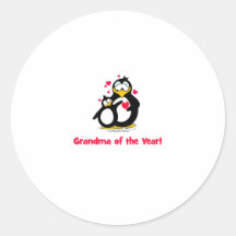 Grand-maman de l'année ! adhésifs ronds