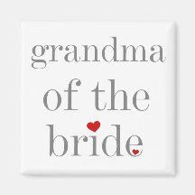 Grand-maman grise des textes de jeune mariée aimants