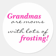 Grand-mamans Adhésifs Ronds