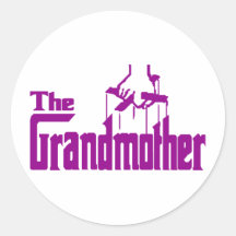 Grand-mère Adhésifs Ronds