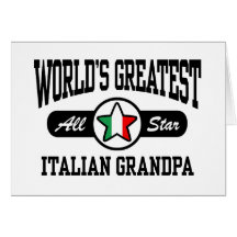Grand-papa italien cartes de vœux