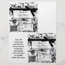 Grand tissu de Toile de noir d'emballage de la bar Prospectus En Couleur
