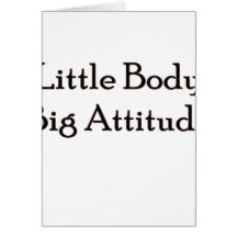 Grande attitude de petit corps carte