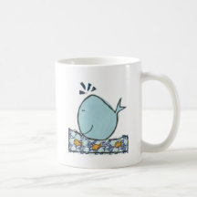 Grande baleine heureuse tasses